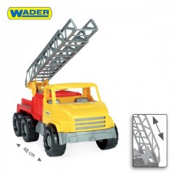 WADER 32600 City Truck - Pojazdy 5 modeli: Betoniarka / Ciężarówka z drabiną / Dźwig / Śmieciarka / Wywrotka