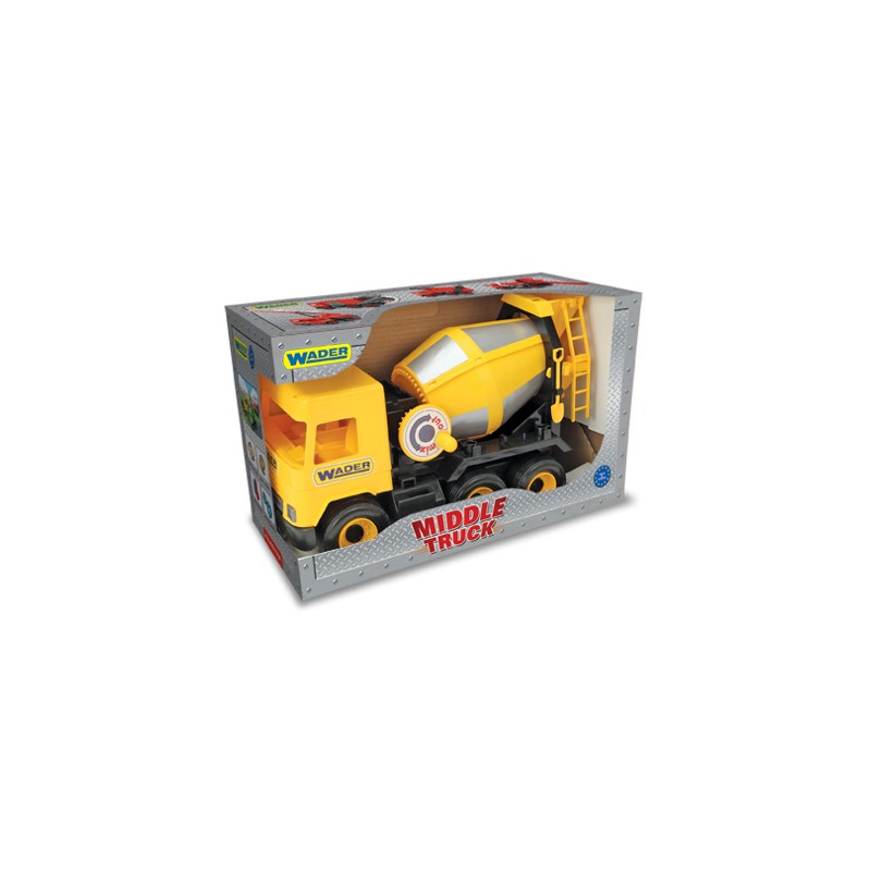 WADER 32124 Middle Truck - Betoniarka żółta