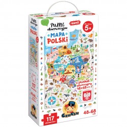 CzuCzu 6725697 Puzzle 117 el. Mapa Polski