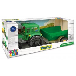 WADER 35020 Traktor Farmer z przyczepą w kartonie