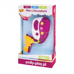 SMILY PLAY SP83121 Pilot z kluczykami różowy