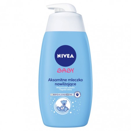 NIVEA BABY 86264 Aksamitne mleczko nawilżające hipoalergiczne 500 ml